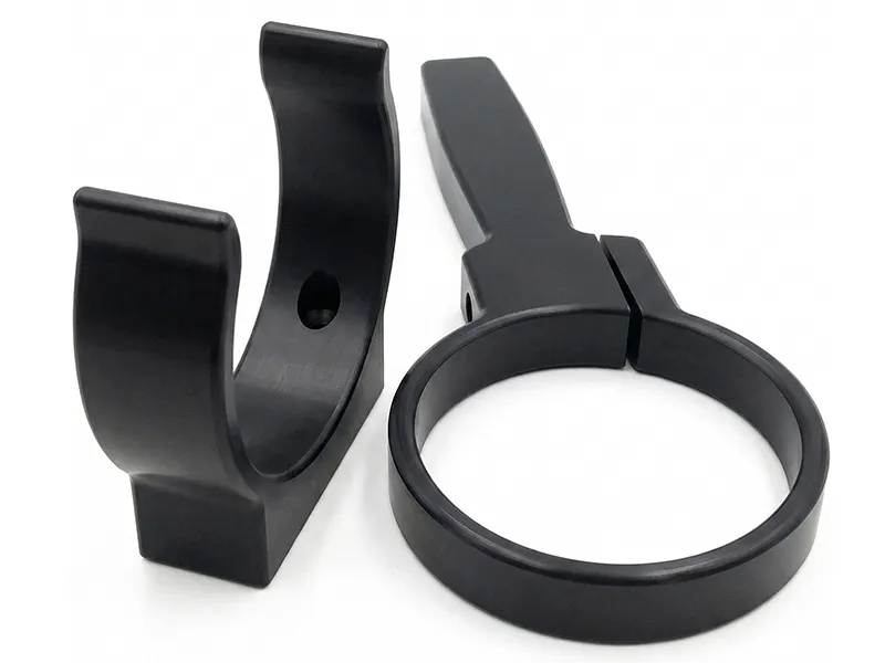 custom high-precision engineering plastic PEEK and POM Delrin cnc milled blocks under zero deformation clamping | FIWOK METALWORKS
