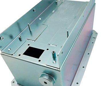 Precision SPCC Enclosure with Blue Zinc Plating