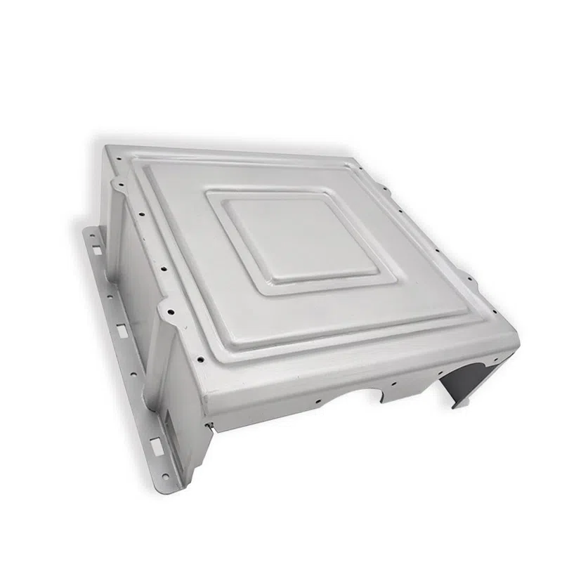 Custom SPCC Electronic Enclosure | Rib-Reinforced Shielding Cover