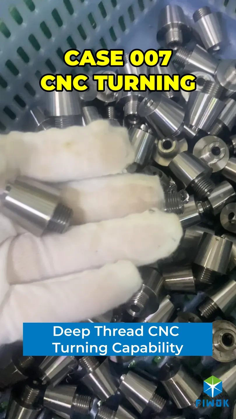 007 Deep Thread Machining for Steel Threaded Adapter