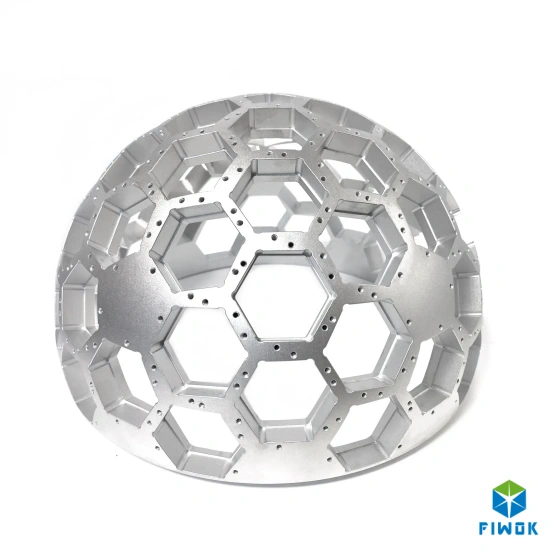 5 Axis CNC Machined Aluminum 7075 Lightweight Honeycomb Housing