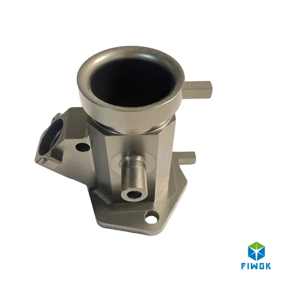 5 Axis CNC Machined Aluminum Multi-Port Equipment Housing