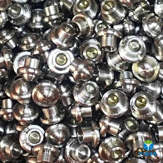Precision Stainless Steel Half-Round Head Pins with Center Hole